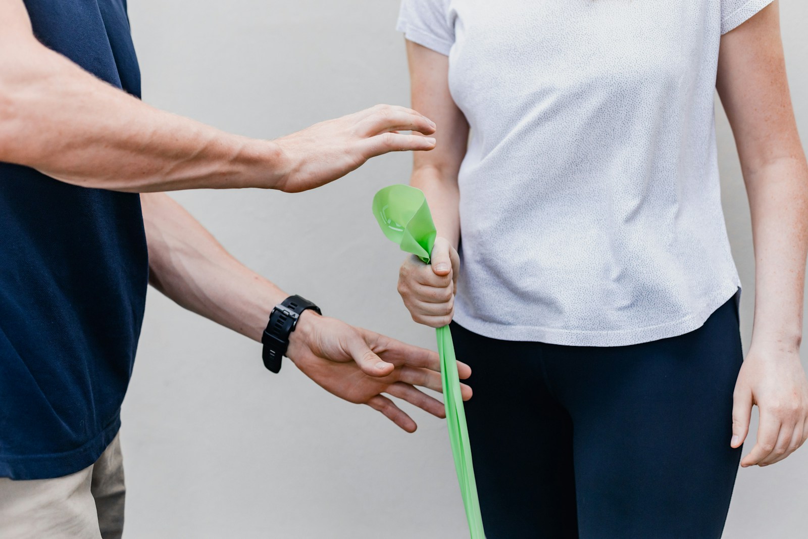 Guided resistance-band rehabilitation exercise